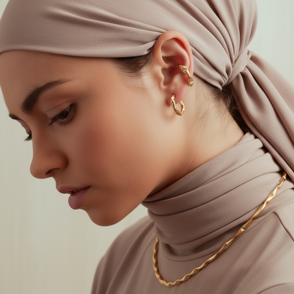 Sabrina Gold Hoops