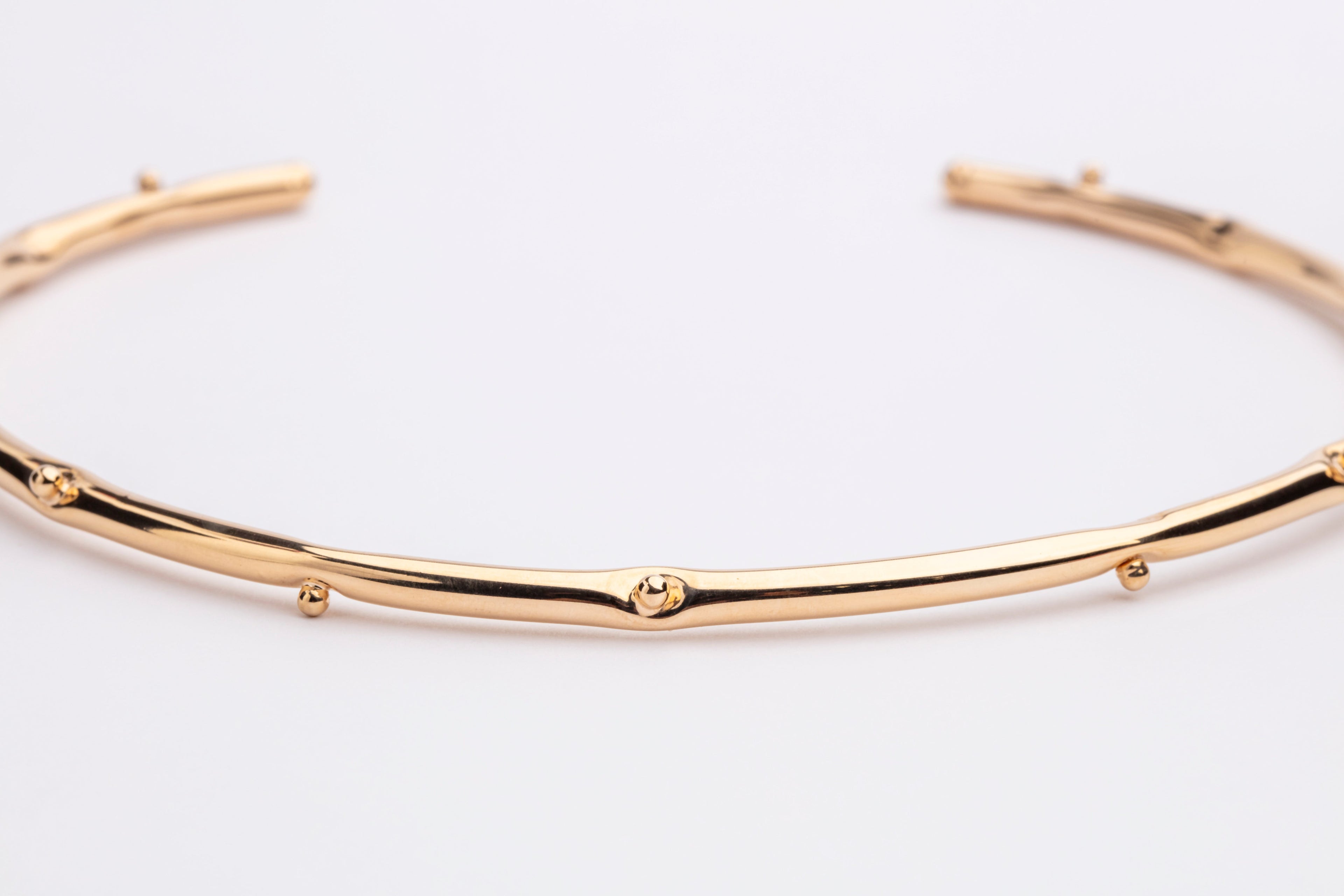 Gaby Gold Dotted Choker