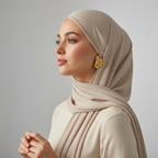 Serena Sculptural Fan Gold Earrings