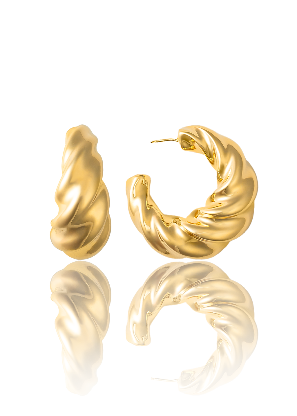 Alessandra Gold Hoops