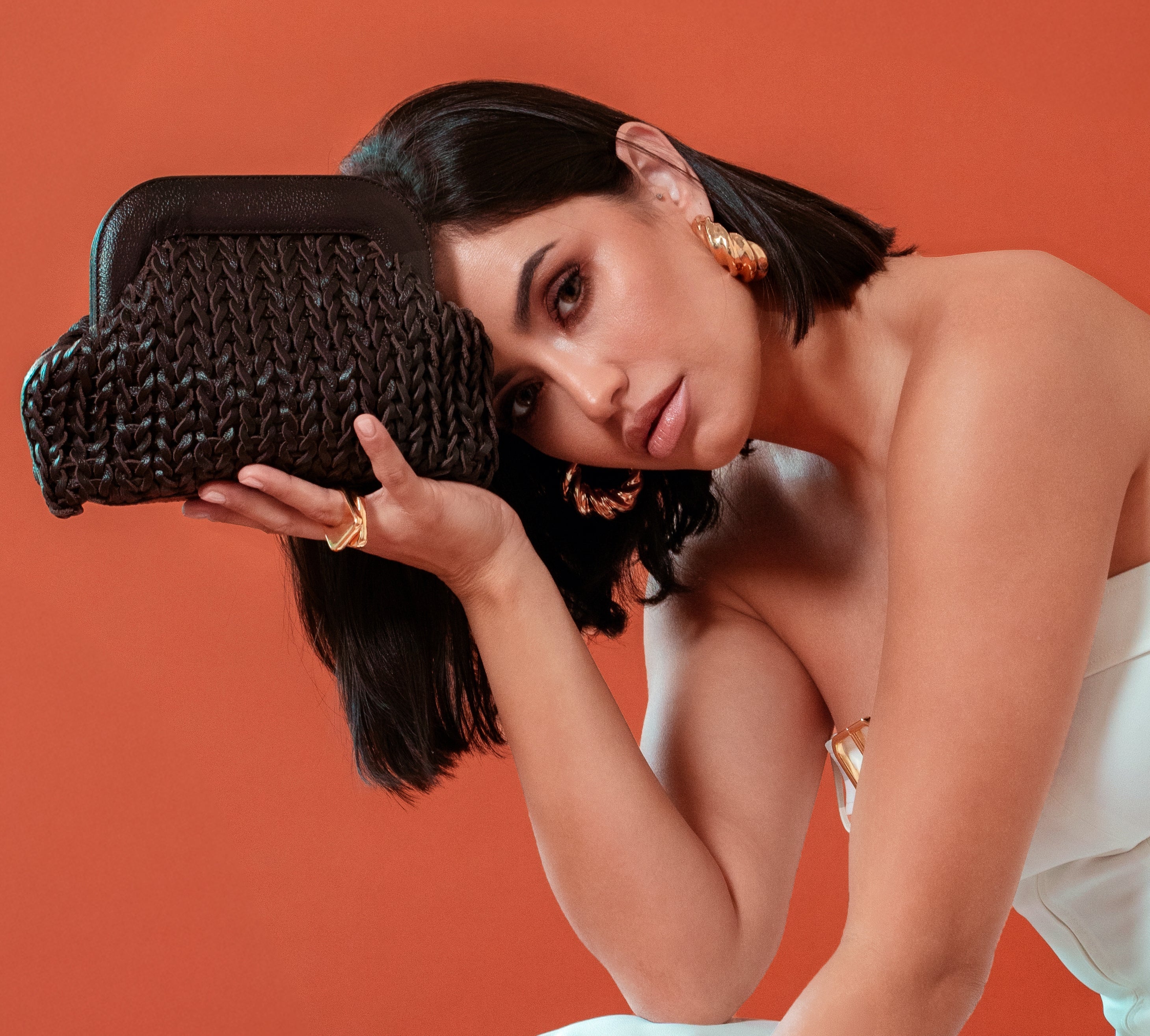 Alessandra Gold Hoops