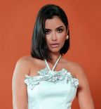Selena Gold Round Dome Earring