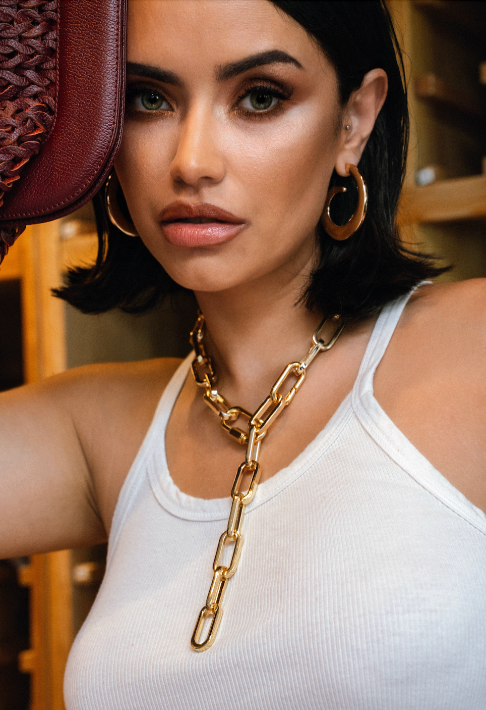 Noemie Gold Hoops