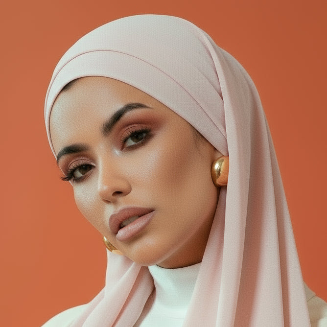 Selena Gold Round Dome Earrings