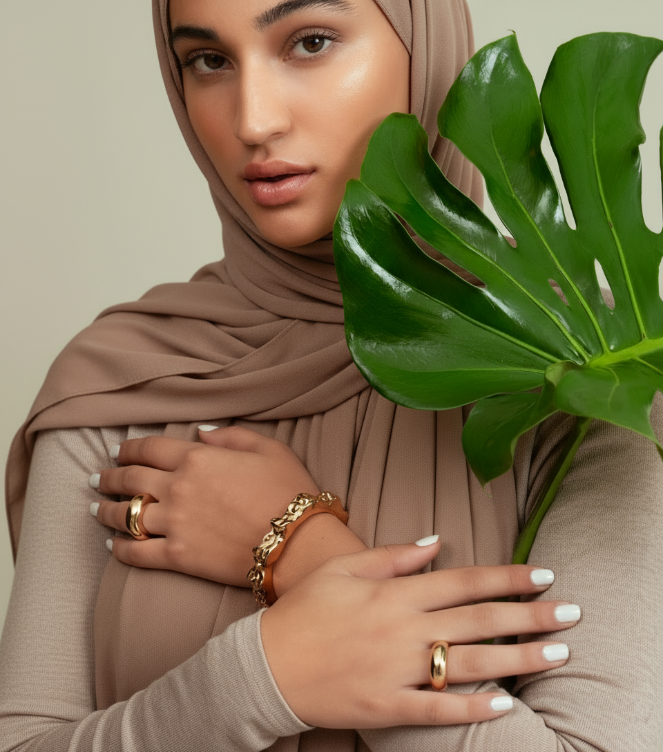 Nathalia Gold Bracelet-0