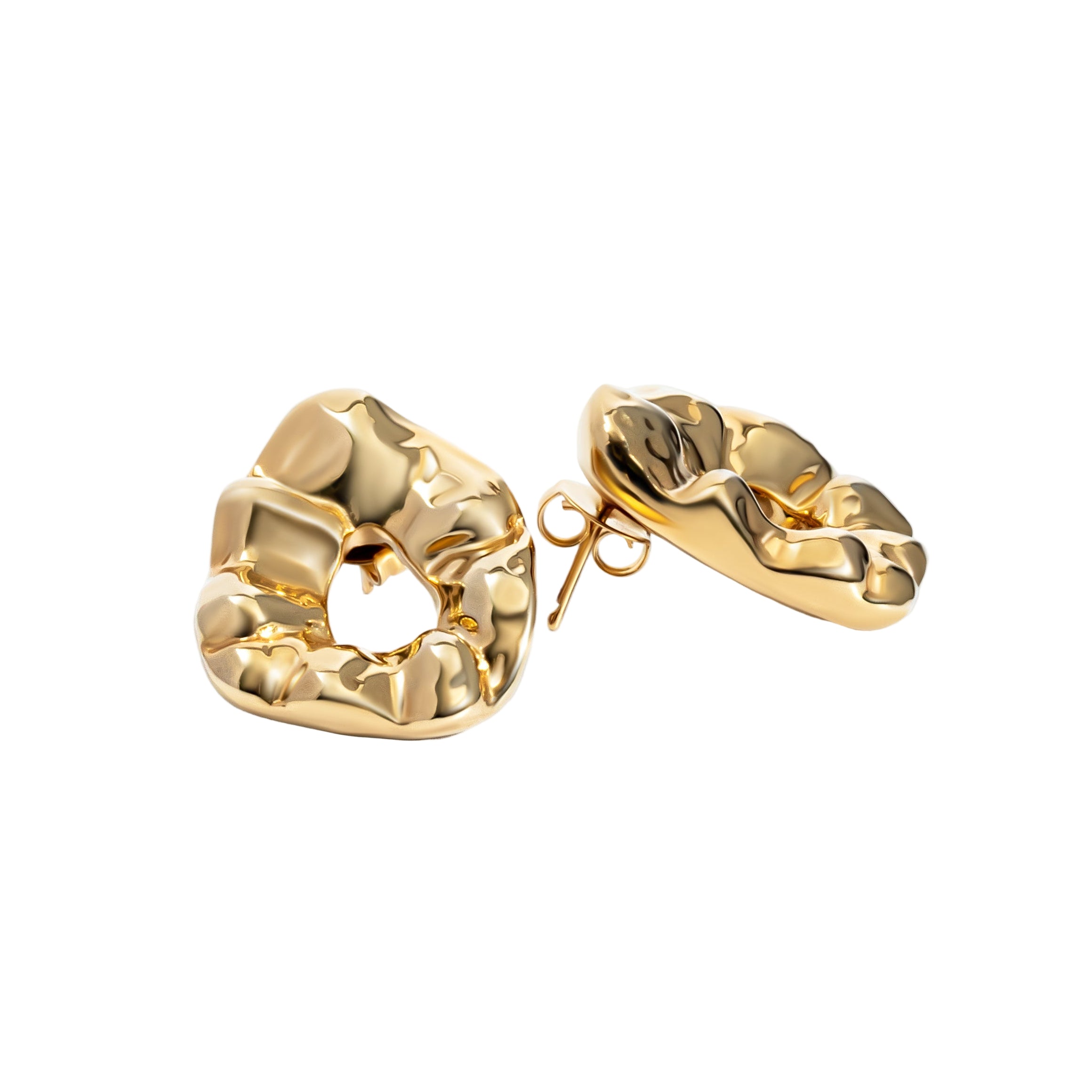 Nathalia Gold Earrings-0